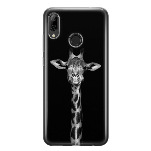 Żyrafa w czerni - P Smart 2019 Etui silikonowe z nadrukiem
