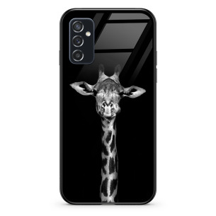 Żyrafa w czerni - Galaxy A13 5G Etui szklane