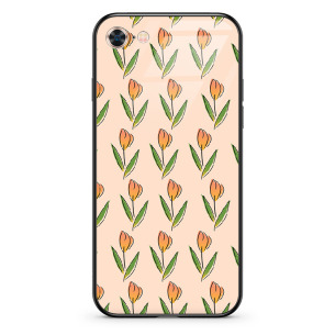Tulipany orange - Iphone 6 Etui szklane