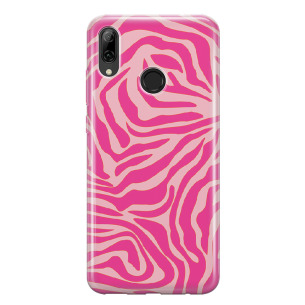 Zebra pink - P Smart 2019 Etui silikonowe z nadrukiem