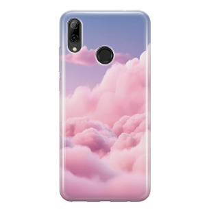 Chmury pink - Redmi Note 7 Etui silikonowe z nadrukiem