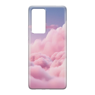 Chmury pink - Xiaomi 12 Pro Etui silikonowe z nadrukiem