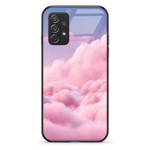 Chmury pink - Galaxy A13 4G Etui szklane