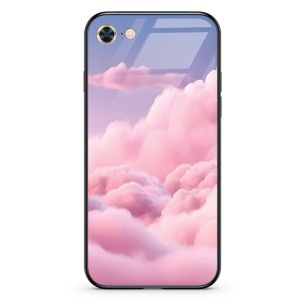 Chmury pink - Iphone 6 Etui szklane
