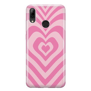 Różowe serce - Galaxy A40 Etui silikonowe z nadrukiem
