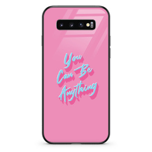 Think pink - Galaxy S10 Etui szklane