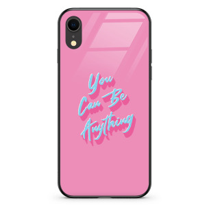 Think pink - Iphone XS Etui szklane