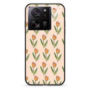 Tulipany orange - Xiaomi 13T Etui szklane