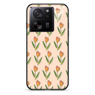 Tulipany orange - Xiaomi 13T PRO Etui szklane