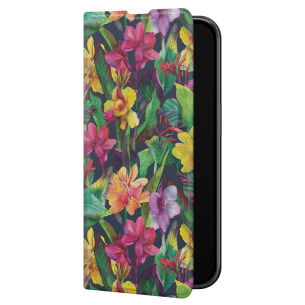 Kolorowe ezotyczne kwiaty - Redmi Note 12 Pro 5G Etui zamykane