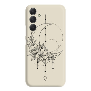 Flower moon - Galaxy A54 5G Etui beżowe z nadrukiem