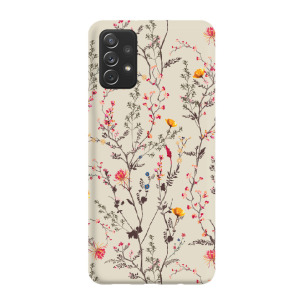 Kwiaty na łące  - Galaxy A52 5G Etui beżowe z nadrukiem