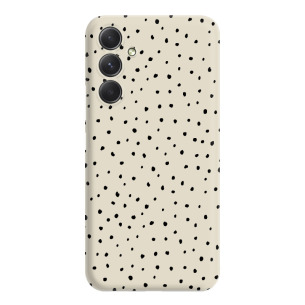 Kropki tiny dots  - Galaxy A54 5G Etui beżowe z nadrukiem