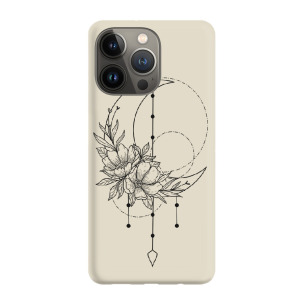 Flower moon - iPhone 12 Pro Etui beżowe z nadrukiem