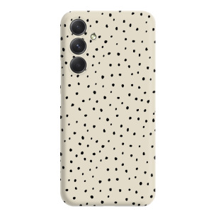 Kropki tiny dots  - Galaxy A34 5G Etui beżowe z nadrukiem