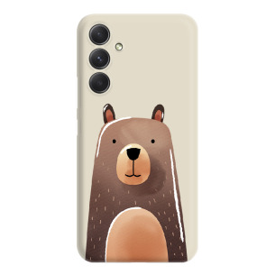 Niedźwiadek  - Galaxy A55 5G Etui beżowe z nadrukiem