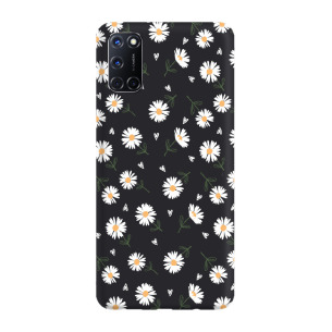 Kwiatki stokrotki białe  - Oppo A74 5G Etui matowe