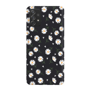 Kwiatki stokrotki białe  - Galaxy A33 5G Etui matowe