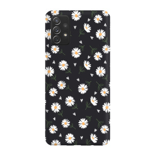 Kwiatki stokrotki białe  - Galaxy A53 5G Etui matowe