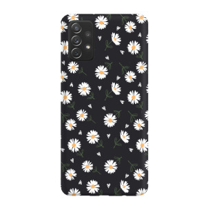 Kwiatki stokrotki białe  - Galaxy A32 5G Etui matowe