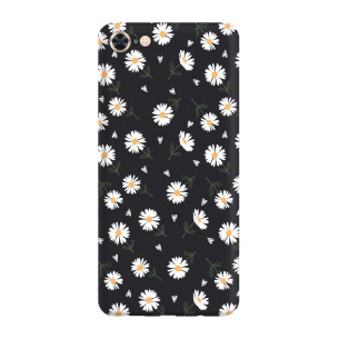 Kwiatki stokrotki białe  - IPhone SE 2020 Etui matowe