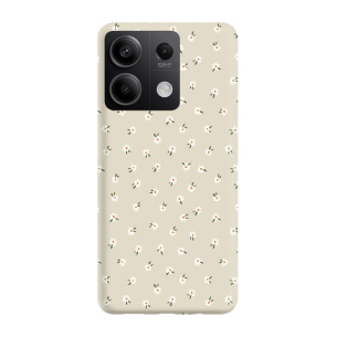 Stokrotki mini białe  - Redmi Note 13 Pro 5G Etui beżowe z nadrukiem